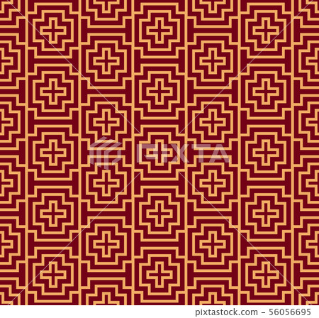 Seamless vector ornament. Modern stylish geometric Seamless vector ornament. Modern stylish geometric 56056695