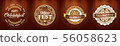Oktoberfest beer logo bundle set for bar or pub 56058623