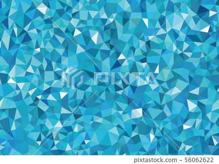 Abstract cubist background that shines like a jewel (aquamarine style) 56062622