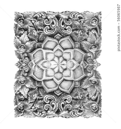 Engraved metal oriental texture,pattern background 56065987