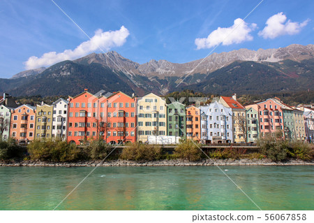 Beautiful architecture in city center of the 56067858