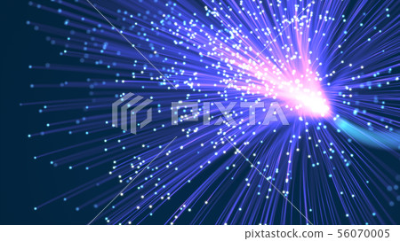 Abstract fiber optics background. 56070005