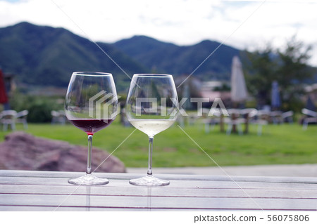 Wine to drink in an open space 56075806