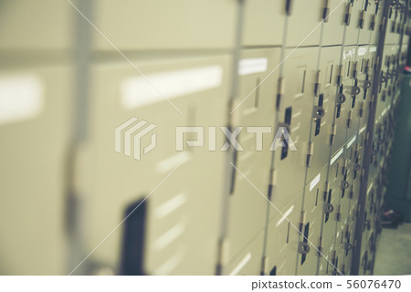 Row of Steel Cabinet Document to put document and Row of Steel Cabinet Document to put document and 56076470