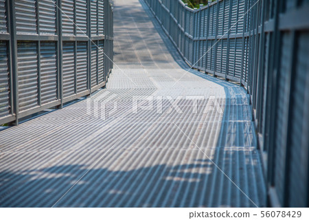 Canopy Walkway made of steel to make the nature Canopy Walkway made of steel to make the nature 56078429