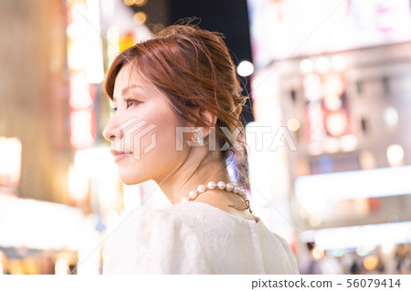 Night work woman image Night work woman image 56079414
