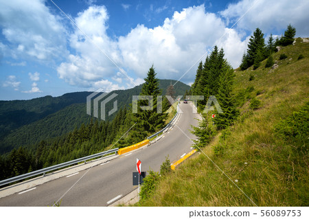 beautiful mountain road 56089753