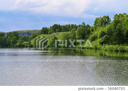 Landscape forest river travel sky Landscape forest river travel sky 56090783