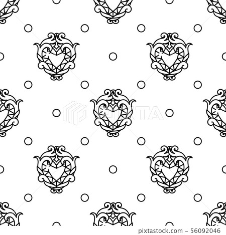 vector girlish seamless pattern 56092046