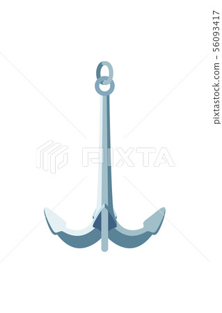 vector flat sea maritime icon Anchor 56093417
