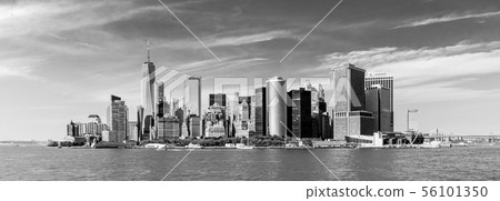 Panoramic view of Lower Manhattan, New York City, USA Panoramic view of Lower Manhattan, New York City, USA 56101350