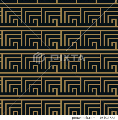 Abstract geometric pattern with lines. A seamless - Stock Illustration ...