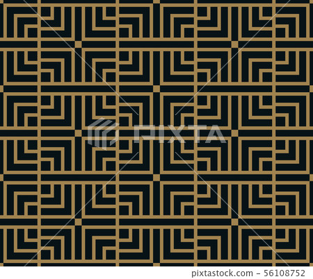 Abstract geometric pattern with lines. A seamless - Stock Illustration ...