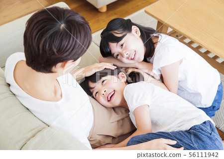 Family parent and child family female child 56111942