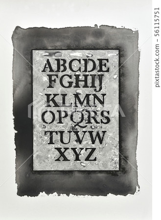 Alphabet background material 56115751