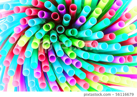 colorful plastic drinking straws background colorful plastic drinking straws background 56116679