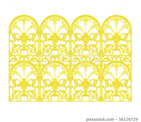 Ornament elements, vintage gold floral designs Ornament elements, vintage gold floral designs 56116729