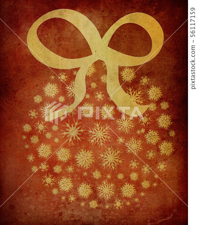 Grunge snowflakes ball 56117159