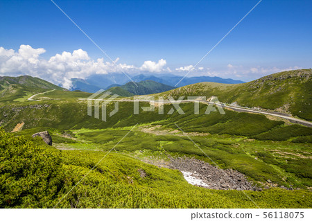 登上Norikura,從登上惡魔,Norikura地平線的看法 登上Norikura,從登上惡魔,Norikura地平線的看法 56118075