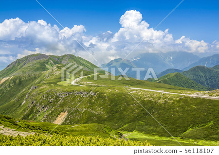 Mount Norikura, view from Mount Demon, Norikura Skyline 56118107