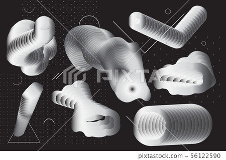 Universal Gradient geometric shapes set Universal Gradient geometric shapes set 56122590