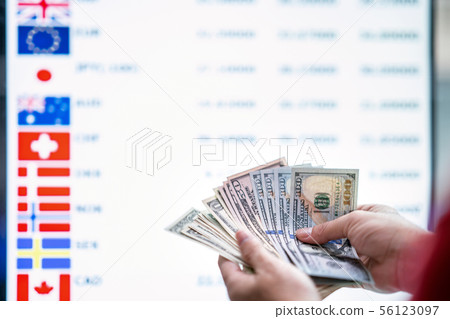 Exchange money 56123097