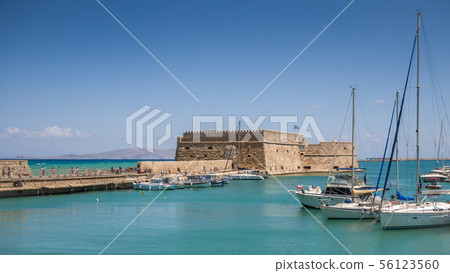 View on a Rocca a Mare fortress and port  56123560