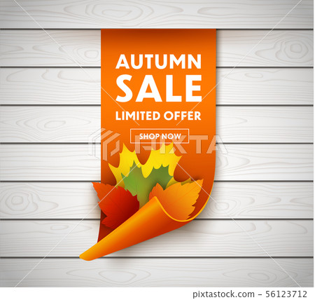 Autumn sale price tag Autumn sale price tag 56123712