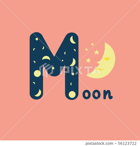 English alphabet for children education, letter M English alphabet for children education, letter M 56123722