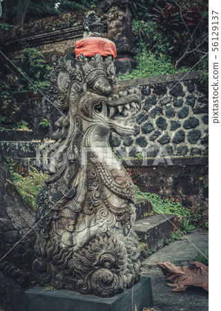 Statues of Hindu God or demon 56129137