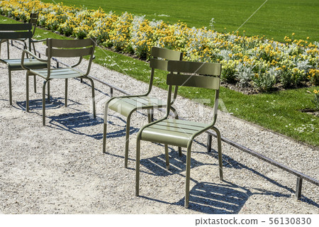 Empry chairs in the Jardin du Luxembourg Empry chairs in the Jardin du Luxembourg 56130830