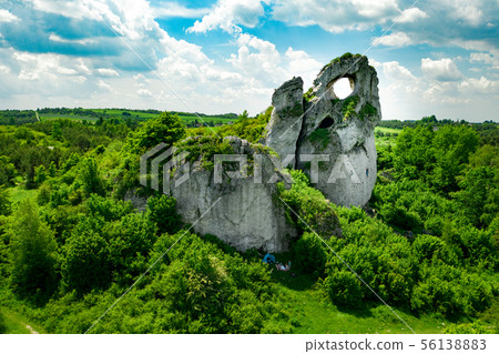 The unique Okiennik rock in Poland 56138883