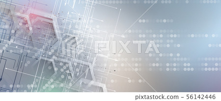 Abstract tech background. Futuristic technology Abstract tech background. Futuristic technology 56142446