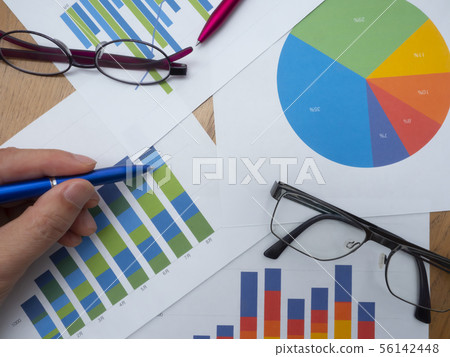 Business image · graph · glasses Business image · graph · glasses 56142448