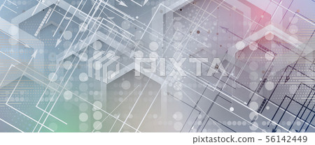 Abstract tech background. Futuristic technology Abstract tech background. Futuristic technology 56142449