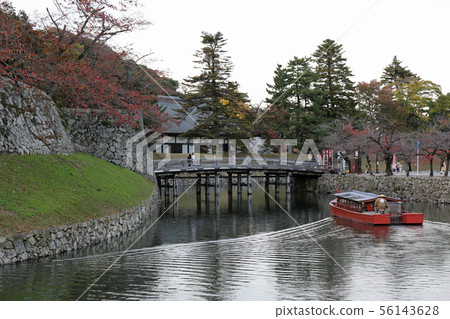 彥根城堡Horibata在深秋 彥根城堡Horibata在深秋 56143628