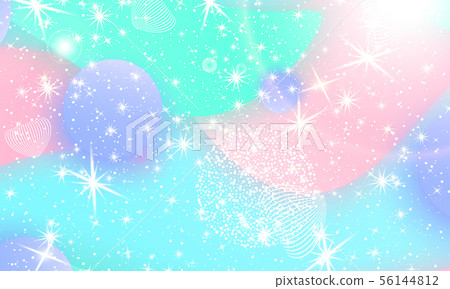 Fairy background. Unicorn pattern. Fairy background. Unicorn pattern. 56144812