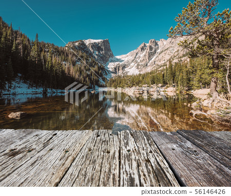 Dream Lake, Rocky Mountains, Colorado, USA. Dream Lake, Rocky Mountains, Colorado, USA. 56146426