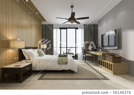 tropical bedroom suite in resort hotel and resort 56148378