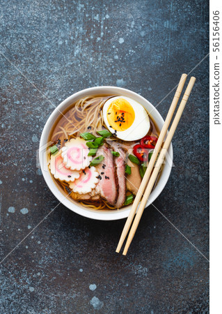 Japanese nodle soup ramen 56156406