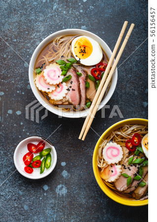 Japanese nodle soup ramen 56156457