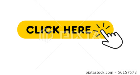 Click here button with hand pointer. 56157578