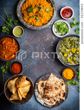 Authentic Indian dishes and snacks Authentic Indian dishes and snacks 56159643