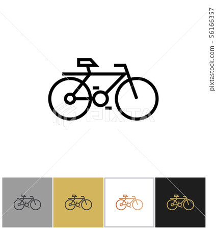 Bike icon, bicycle symbol or biking travel sign Bike icon, bicycle symbol or biking travel sign 56166357
