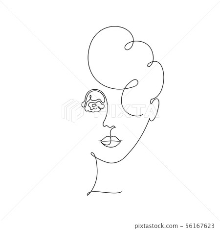 woman on white background 56167623