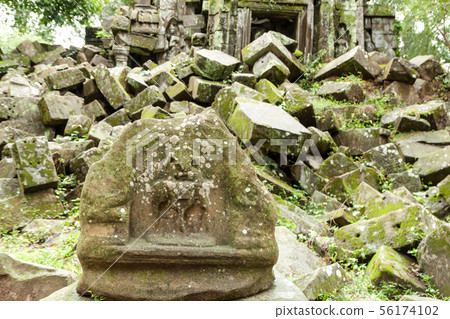 Beng Mealea, ancient temple ruins in the jungle, Beng Mealea, ancient temple ruins in the jungle, 56174102
