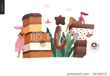 Dessert temptation font Dessert temptation font 56188012