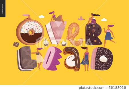 Dessert temptation font Dessert temptation font 56188016
