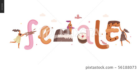 Dessert temptation font Dessert temptation font 56188073