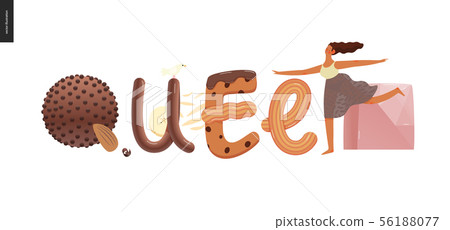 Dessert temptation font 56188077